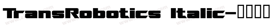 TransRobotics Italic字体转换